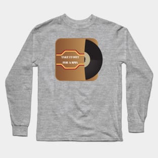 Retro Vinyl LP Record Music Long Sleeve T-Shirt